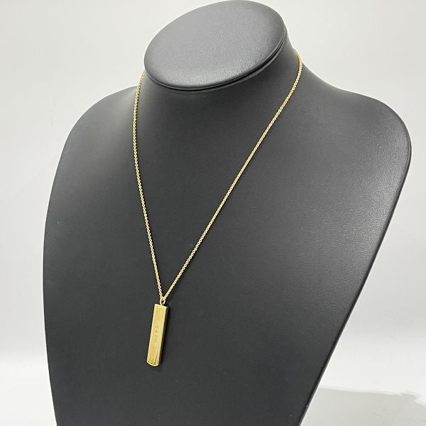 TIFFANY&amp;Co. 1837 Bar Necklace K18 Yellow Gold Women's [Used AB] 20240117