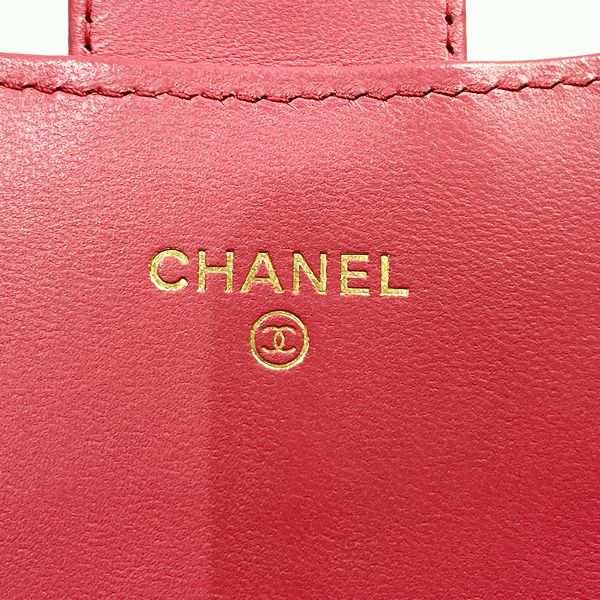 CHANEL(シャネル) マトラッセ ココマーク クラシック ロング フラップ 二つ折り 長財布 ラムスキン レディース【中古AB】20240112