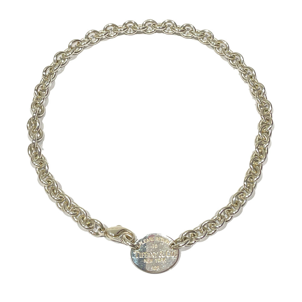 TIFFANY&amp;Co. (Tiffany) Return to Tiffany Oval Necklace Silver 925 Women's [Used AB] 20240220
