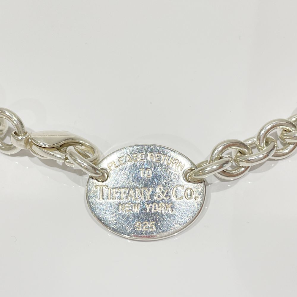 TIFFANY&amp;Co. (Tiffany) Return to Tiffany Oval Necklace Silver 925 Women's [Used AB] 20240220