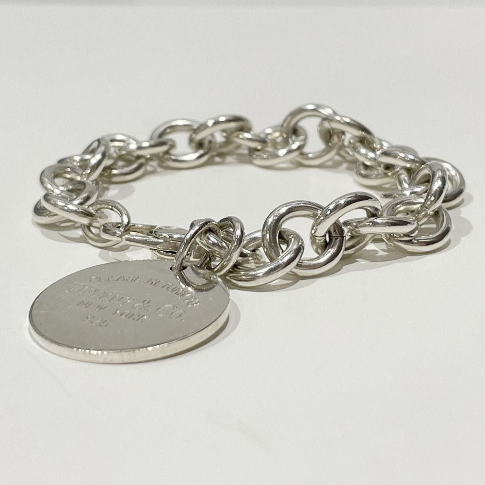 TIFFANY &amp; Co. Return Toe Tiffany Round Tag Bracelet Silver 925 Women's [Used B] 20231222