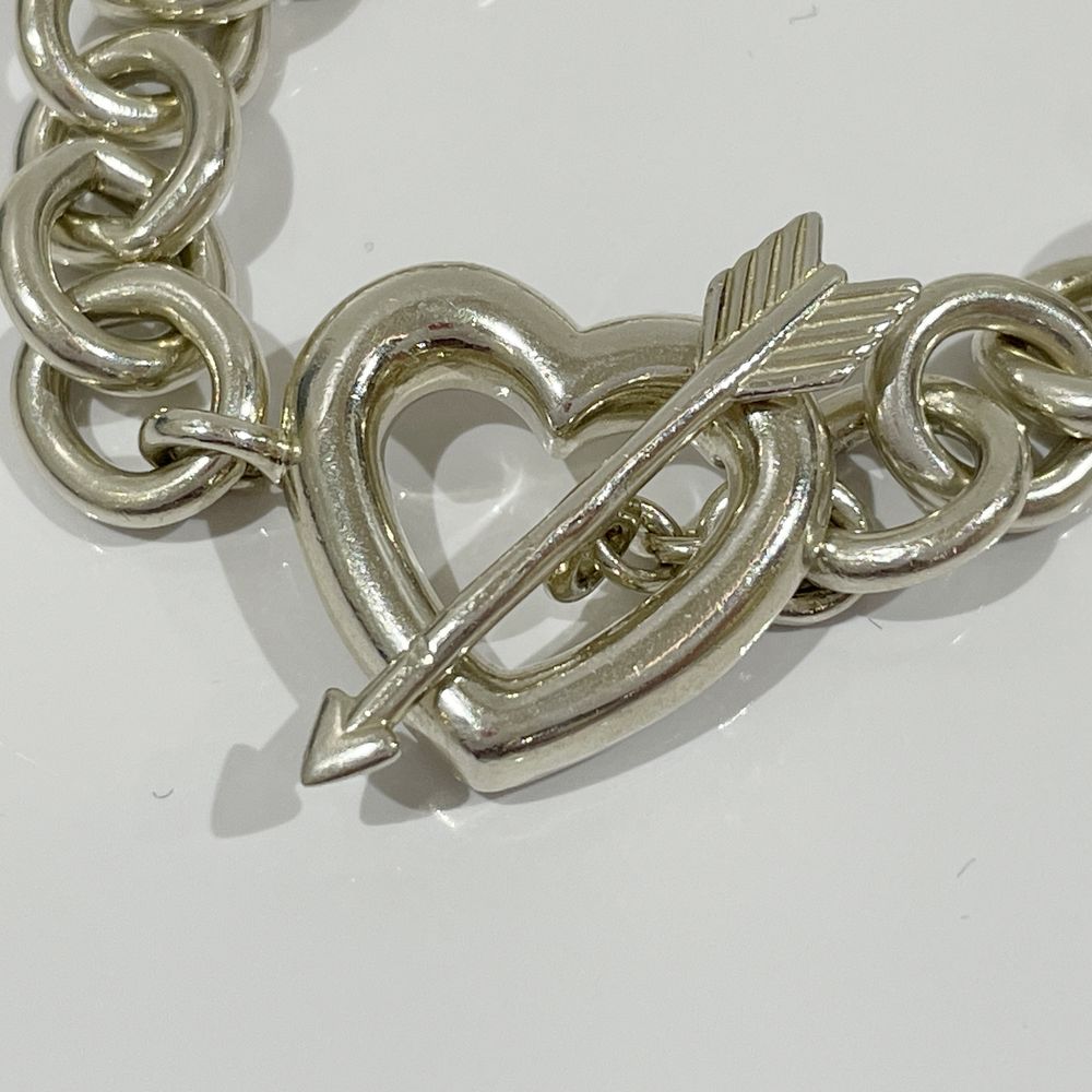 TIFFANY&amp;Co. Heart Arrow Chain Bracelet Silver 925 Women's [Used B] 20240221