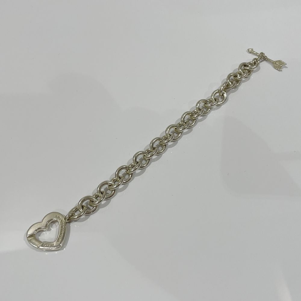 TIFFANY&amp;Co. Heart Arrow Chain Bracelet Silver 925 Women's [Used B] 20240221