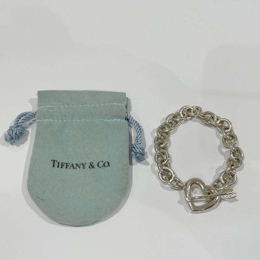 中古B/標準】TIFFANY&Co. ティファニー ハート アロー チェーン シルバー925 レディース ブレスレット シルバー20451110