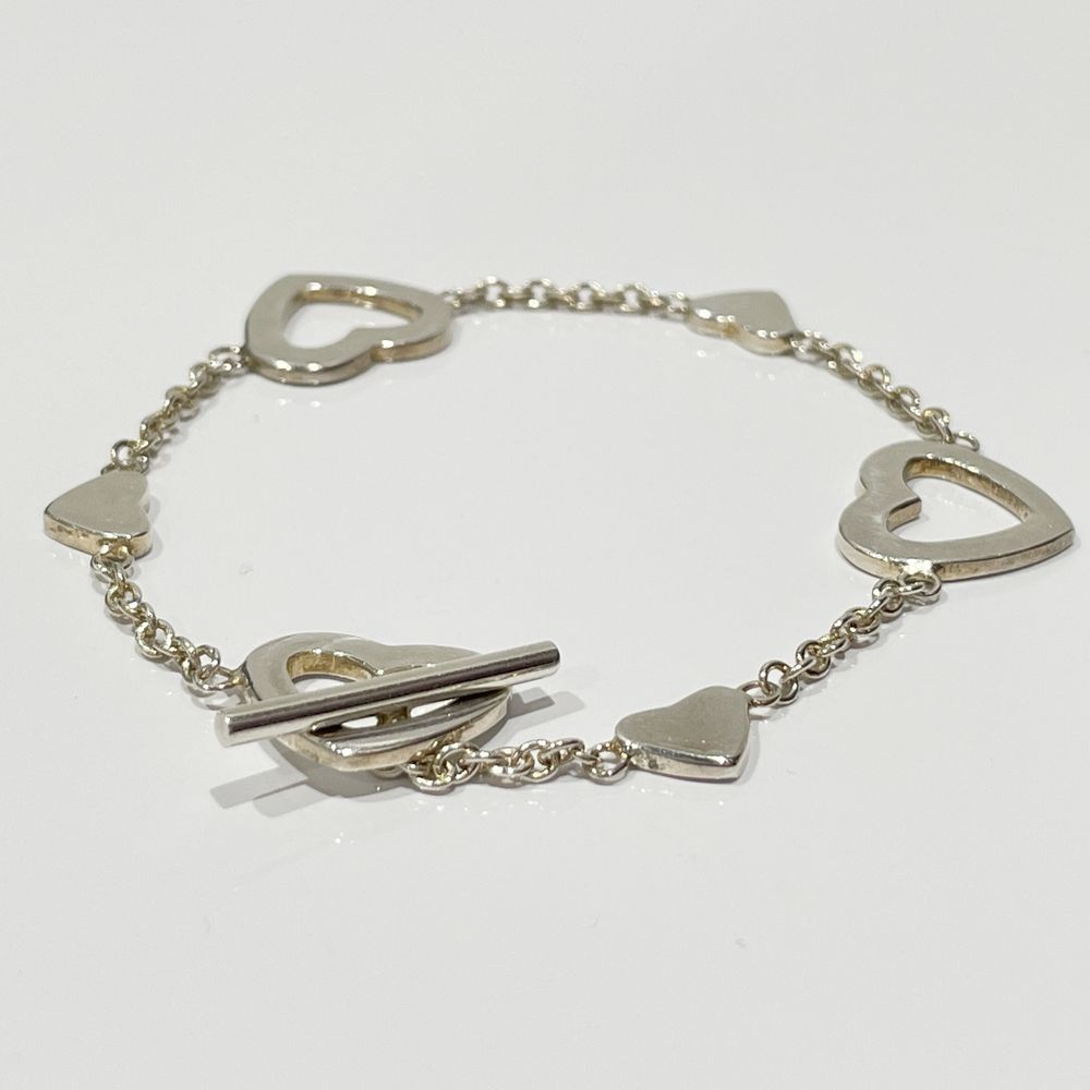 TIFFANY&amp;Co. Heart Link Bracelet Silver 925 Women's [Used AB] 20240221