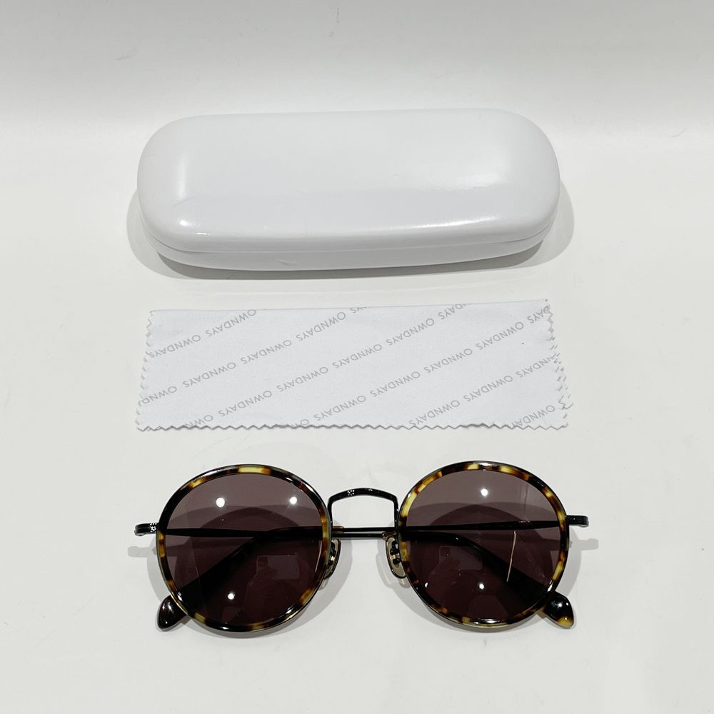 OLIVER PEOPLES(オリバーピープルズ) Meline DTB ボストンフレーム サングラス メタル/アセテート ユニセックス【中古AB】20240211