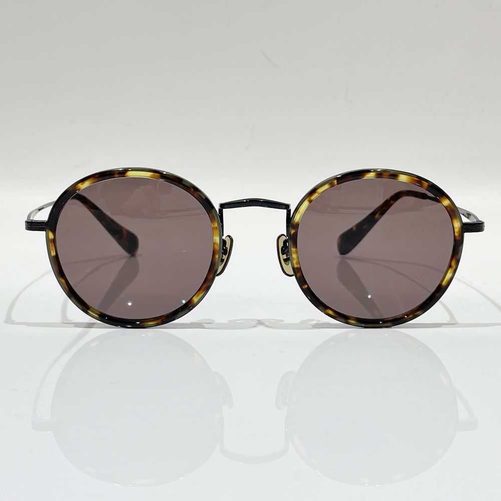 OLIVER PEOPLES(オリバーピープルズ) Meline DTB ボストンフレーム サングラス メタル/アセテート ユニセックス【中古AB】20240211