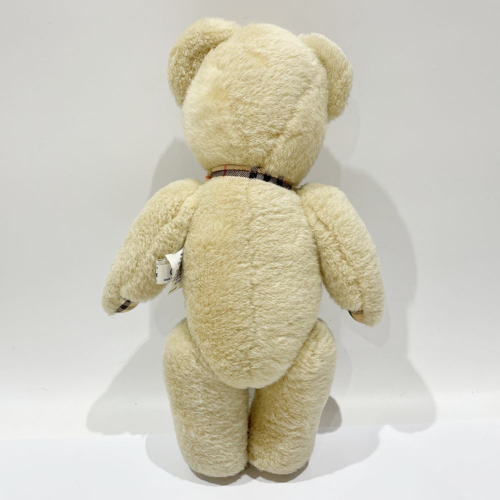 Burberrys Teddy Bear Approx. 30cm Nova Check Ribbon Vintage Bear Plush Polyester Unisex [Used AB] 20240215