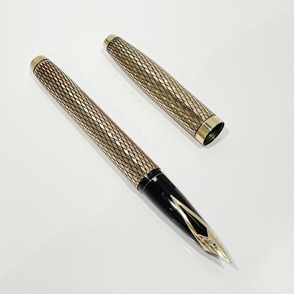 中古AB/使用感小】SHEAFFER シェーファー インペリアル ソボリン ペン先14K 細字 板バネ式コンバーター付き ユニセックス 万年筆  ゴールド20451281