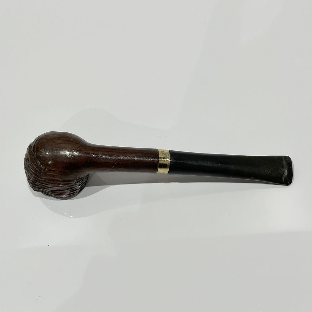 中古BC/使用感中】Dunhill ダンヒル パイプ オオカミ彫刻 喫煙具 メンズ ブラウン20451487