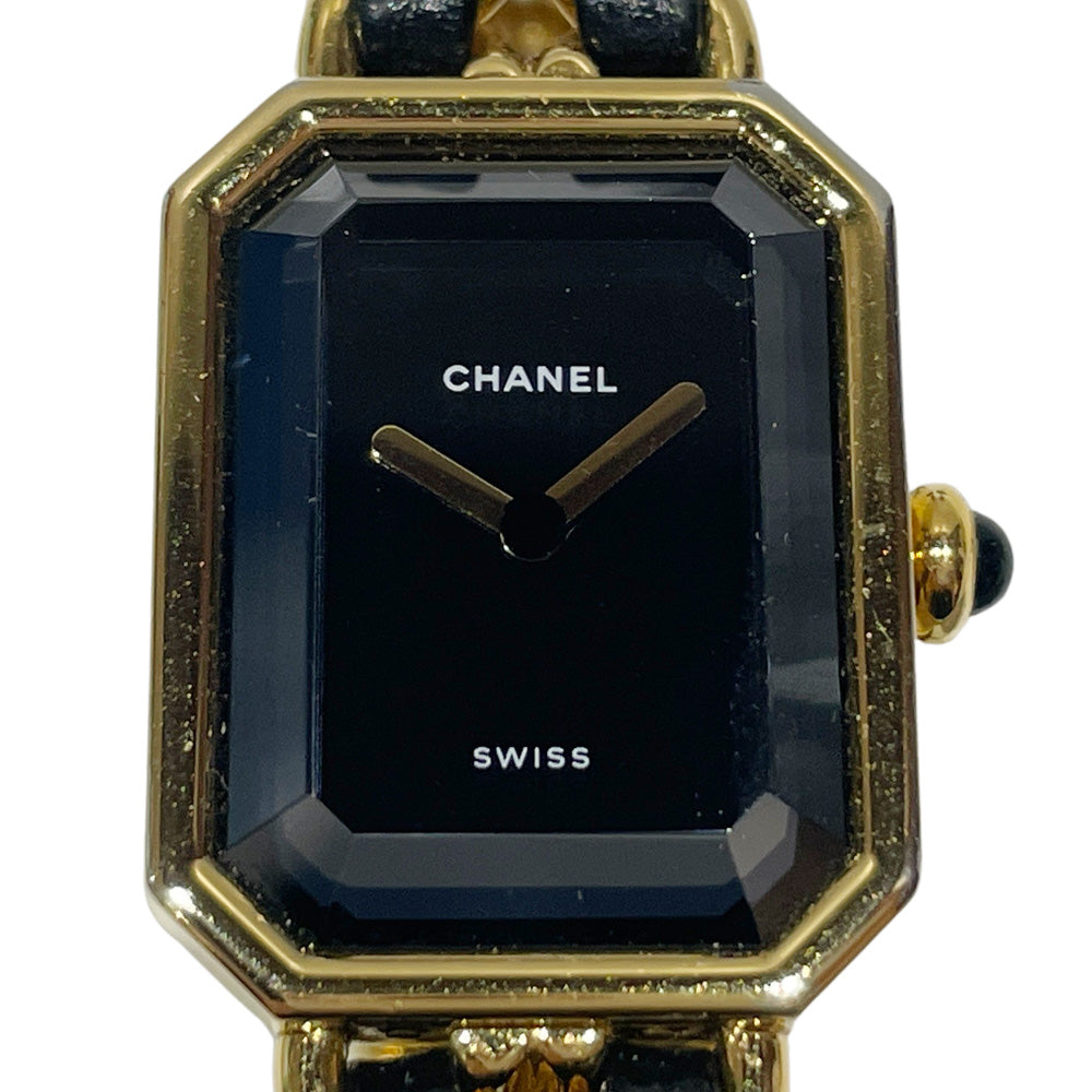 CHANEL(シャネル) プルミエール S H0001 腕時計 GP/レザー レディース【中古B】20240528