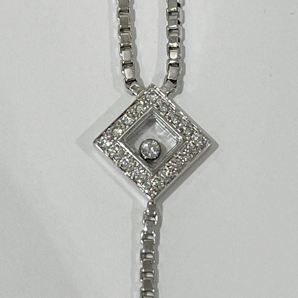 Chopard Happy Diamond Drop 81/4667 Necklace K18 White Gold/Diamond Women's [Used AB] 20240202