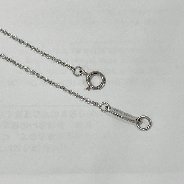 TIFFANY&Co.(ティファニー) メトロ ボウ リボン ネックレス K18ホワイトゴールド/ダイヤモンド レディース【中古AB】20240206