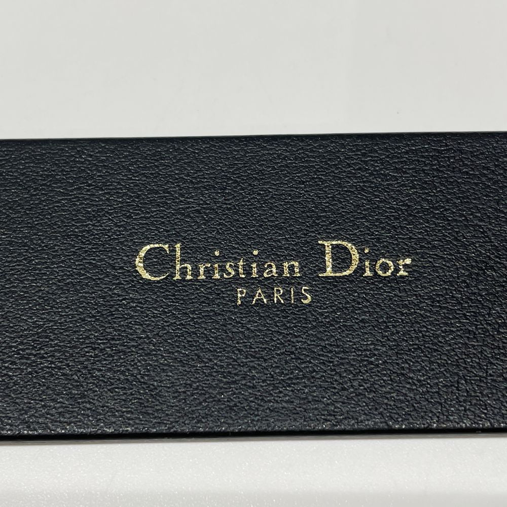 中古A/美品】Christian Dior クリスチャンディオール CDロゴ 75 レディース ベルト ブラック20453263