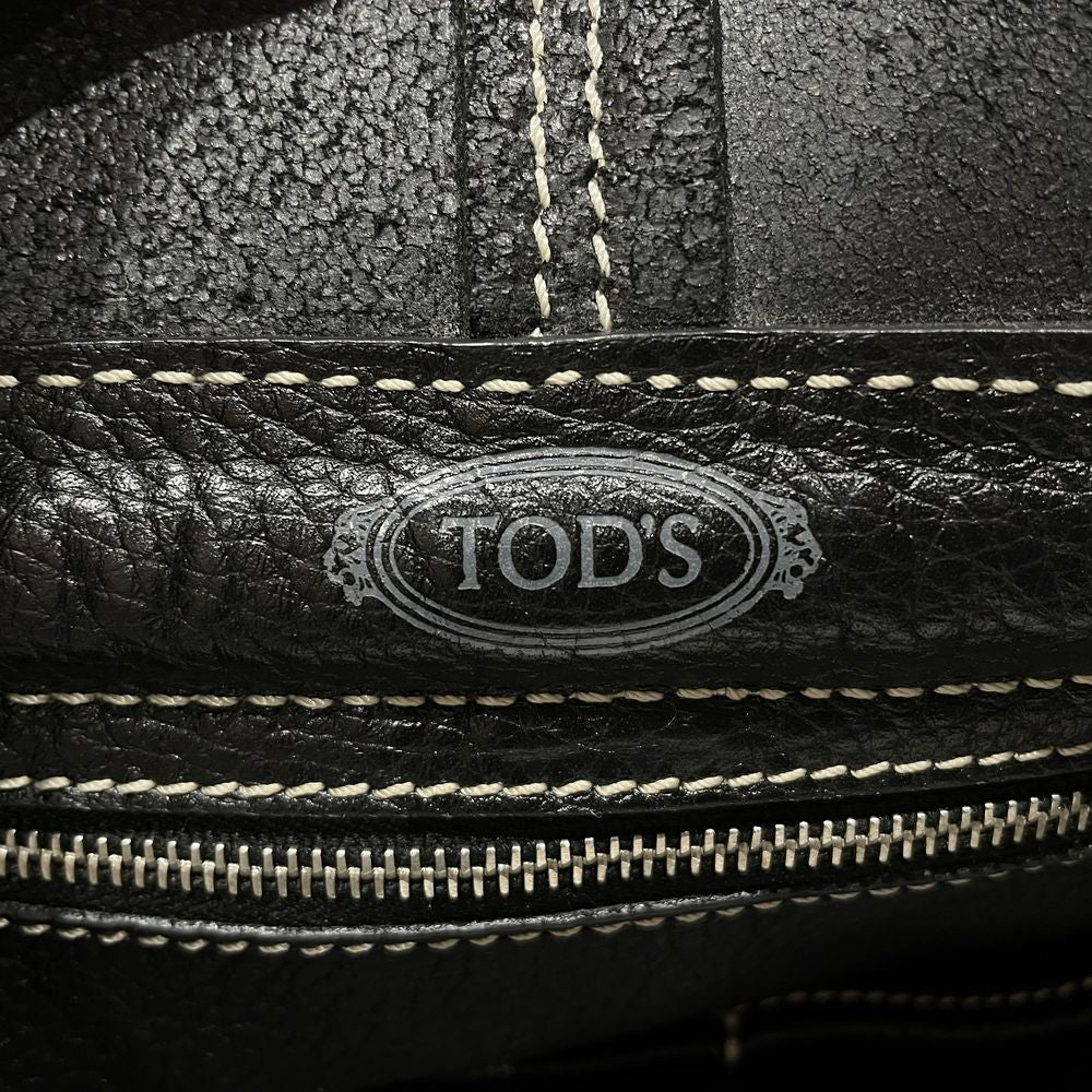 中古B/標準】TOD'S トッズ Restyled D-Bag Dバッグ 肩掛け チャーム付き レディース ショルダーバッグ20453544