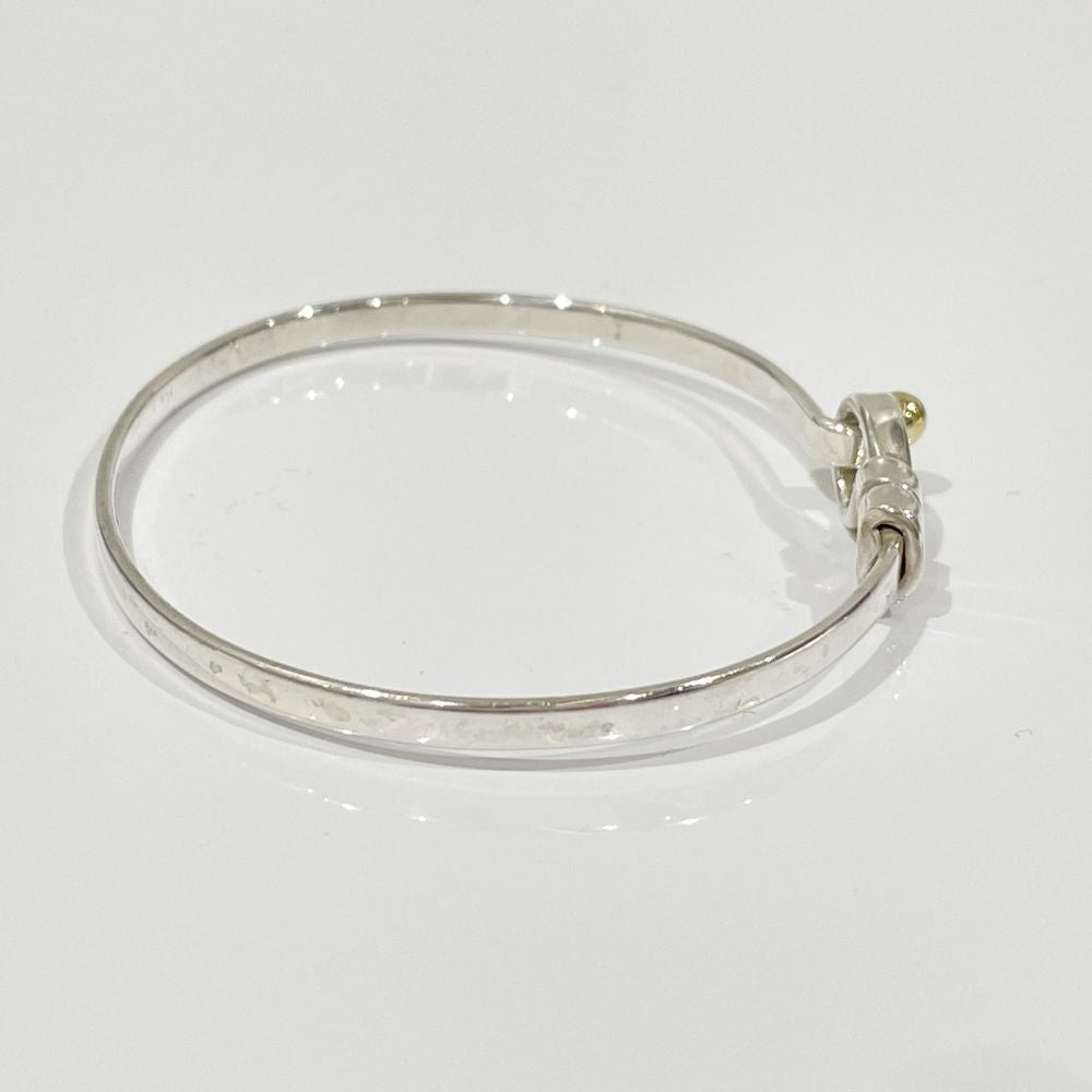 TIFFANY&amp;Co. Love Knot Bangle Silver 925/K18 Yellow Gold Women's [Used AB] 20240221