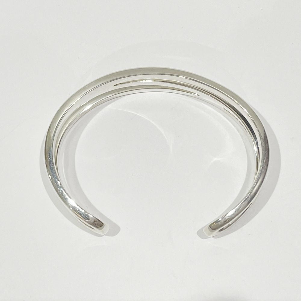 TIFFANY&amp;Co. Open Diagonal Bangle Silver 925 Women's [Used AB] 20240207