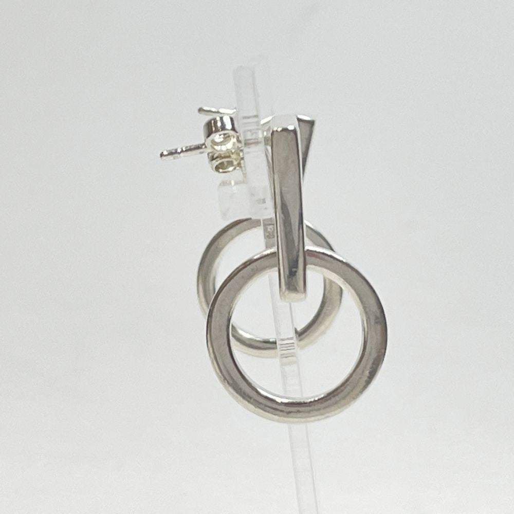 GUCCI Square Round Swing *No catch on one side Earrings Silver 925 Women's [Used B] 20240315