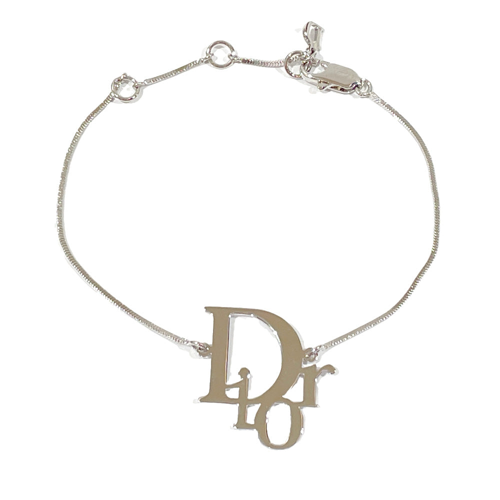 Christian Dior(クリスチャンディオール) ロゴ ヴィンテージ ブレスレット メタル レディース【中古AB】20240223
