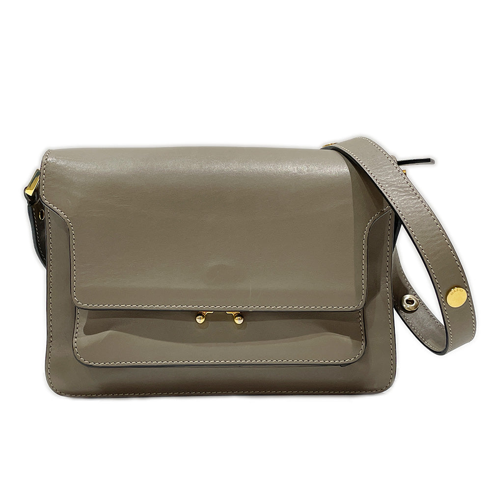MARNI Trunk Mini Shoulder Bag Leather Women's [Used AB] 20231122