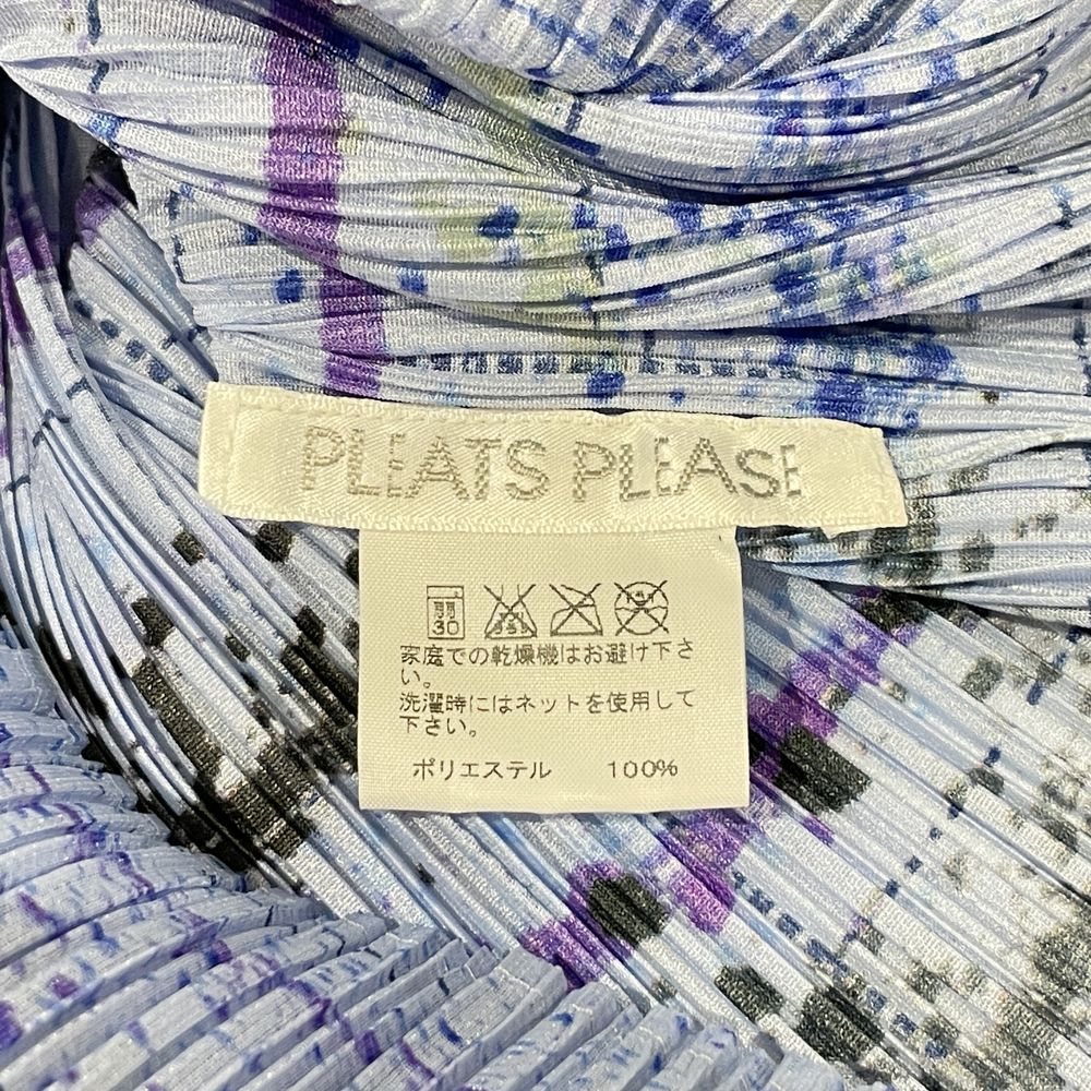 PLEATS PLEASE Issey Miyake Paint All Over Pattern Size 3 PP71-JK601 Cut and Sewn Polyester Women's [Used B] 20240305