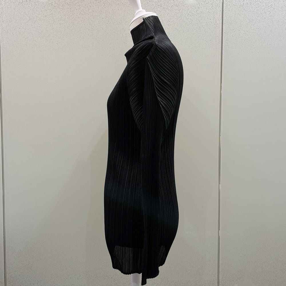 PLEATS PLEASE Issey Miyake High Neck Size 3 PP04-JK604 Cut and Sewn Polyester Women's [Used AB] 20240322