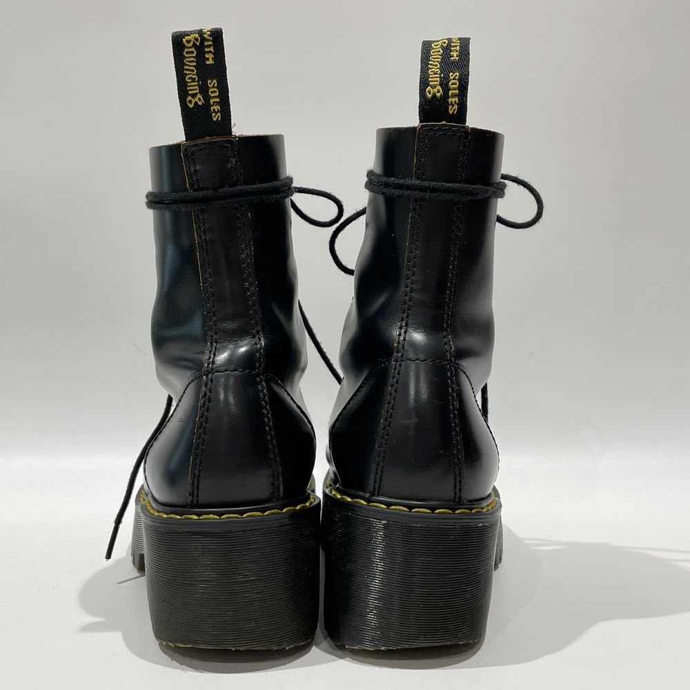 中古AB/使用感小】Dr.Martens ドクターマーチン LEONA レオナ UK3（22.0cm程度）ブーツ 厚底 トレッキング ユニセックス  ブーツ ブラック20453771