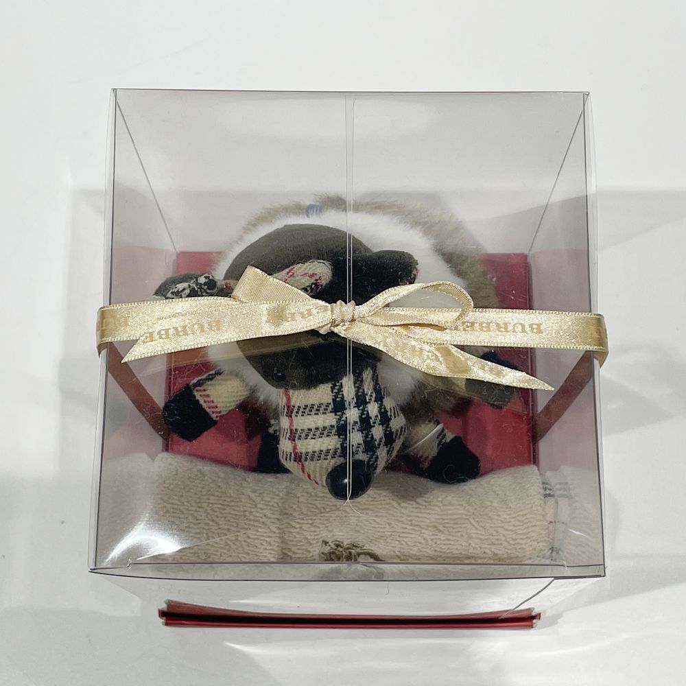 BURBERRY Reindeer Cow Doll Towel Gift Set Nova Check Plush Toy Unisex [Used AB]