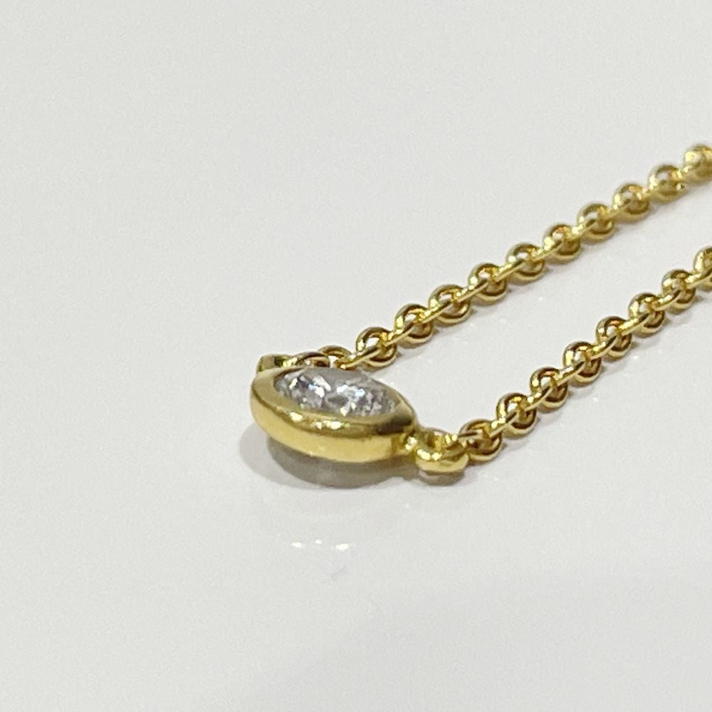 TIFFANY&Co.(ティファニー) バイザヤード 1PD トップ直径3～4ｍｍ ネックレス K18イエローゴールド/ダイヤモンド レディース【中古AB】20240221