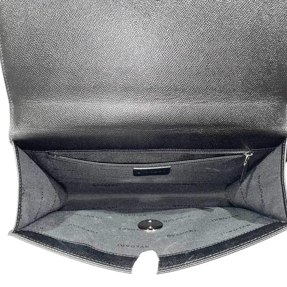 BVLGARI Bvlgari Turnlock Square SV Hardware One Shoulder Shoulder Bag Leather Women's [Used AB] 20240217