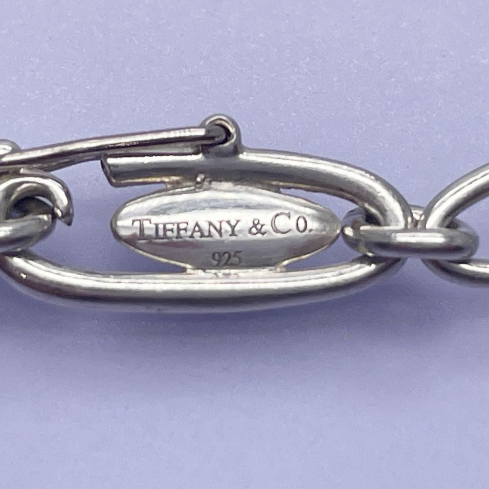 中古B/標準】TIFFANY&Co. ティファニー エルサペレッティ オープンハート オーバルリンク チェーン シルバー925 レディース ブレスレット 20455032