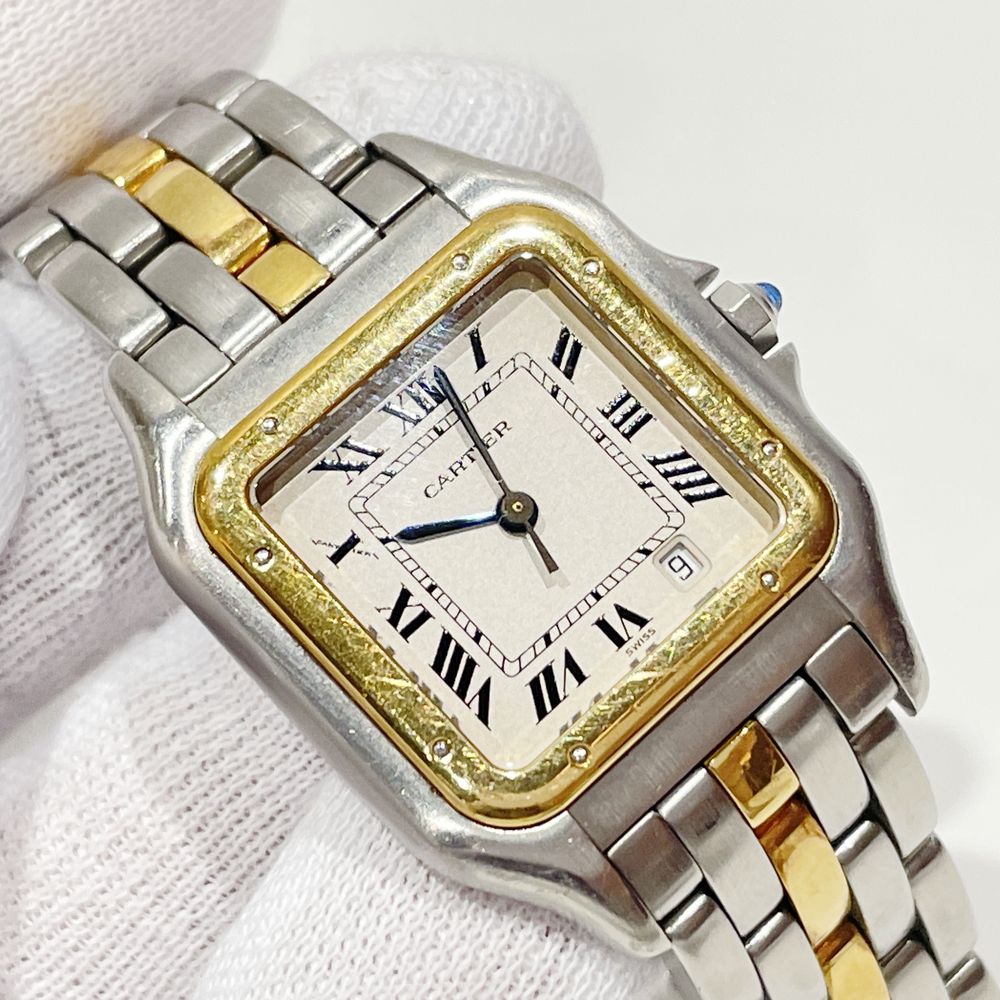 中古B/標準】CARTIER カルティエ パンテールMM 1ロウ スイス製クオーツ レディース 腕時計20455068