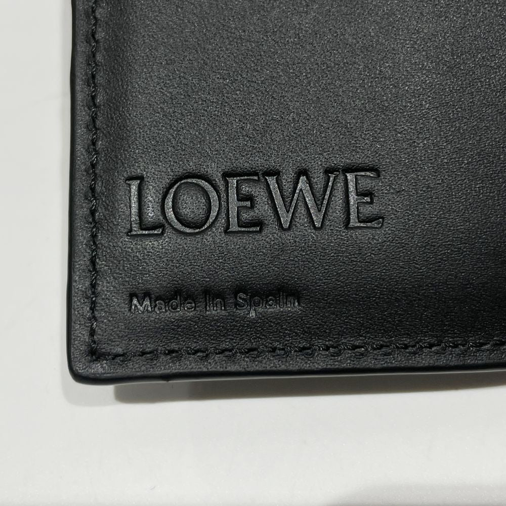 LOEWE Anagram Trifold Compact C660TR2X02 Trifold Wallet Leather Women's [Used A] 20240324