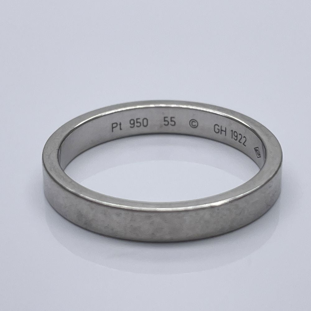 CARTIER C de Cartier Wedding Engraved *Initials No. 55/14.5 Ring Pt950 Platinum Unisex [Used B] 20240319