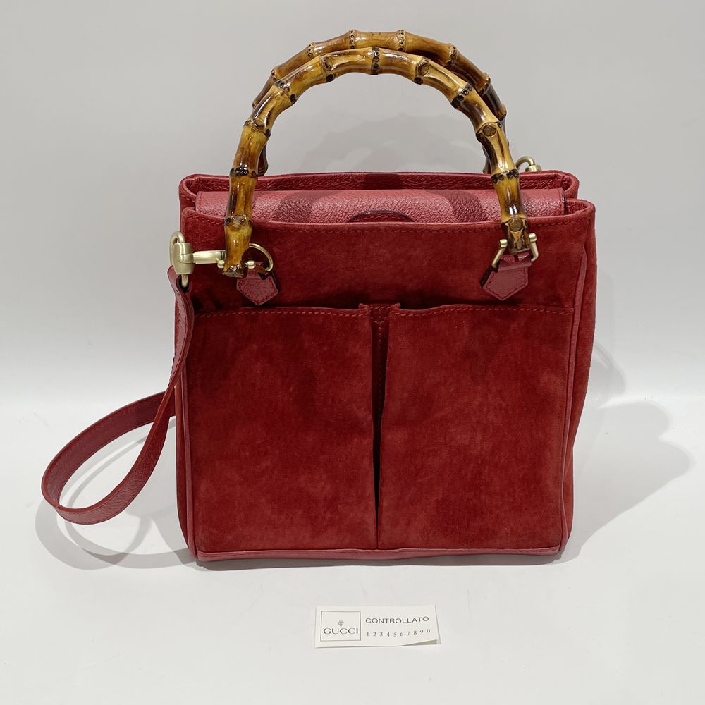 中古B/標準】GUCCI グッチ バンブー 2WAY ヴィンテージ レディース ...