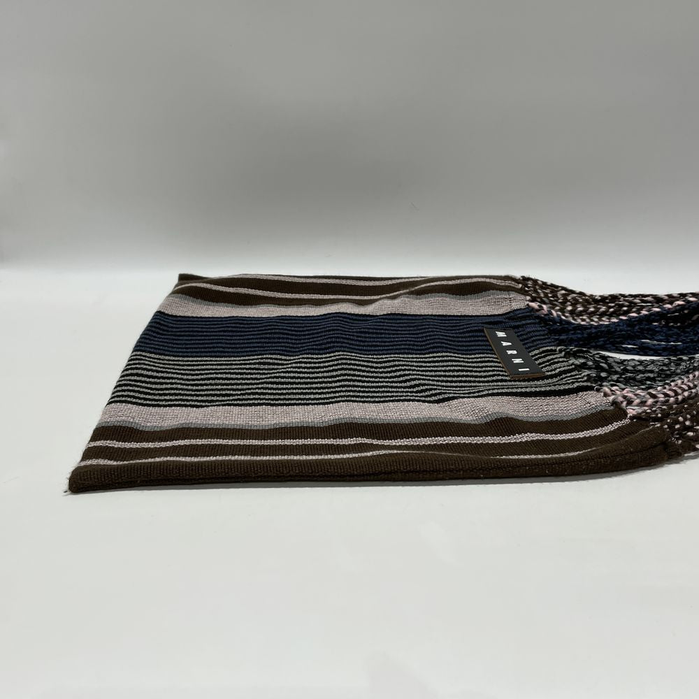 MARNI FLOWER CAFE Hammock Striped Shoulder Bag Polyester Women's [Used AB] 20240224