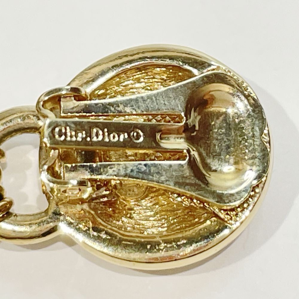 Christian Dior(クリスチャンディオール) ロゴ スイング チャーム イヤリング レディース【中古AB】20240316