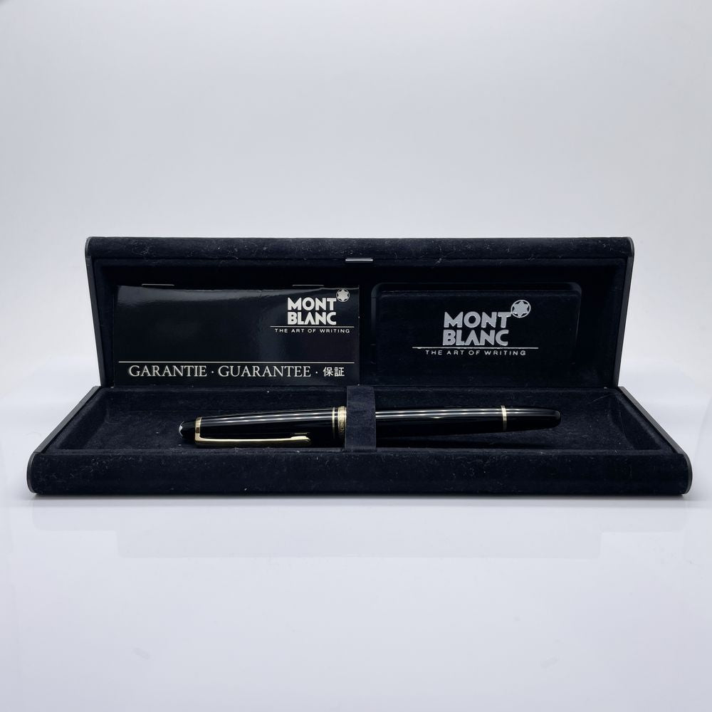 中古AB/使用感小】MONTBLANC モンブラン マイスターシュテュック クラシック ペン先585 字幅M中字 西ドイツ製 ユニセックス 万年筆  ブラック20456704