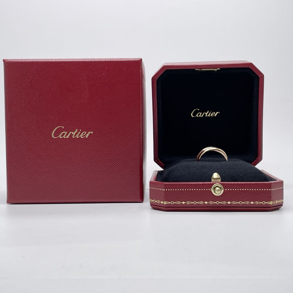 CARTIER Trinity SM Small 50/10 Ring K18 Pink Gold Women's [Used A] 20240313