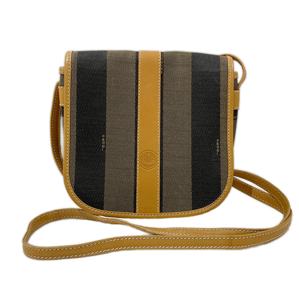 FENDI Pekan Crossbody Mini Vintage Shoulder Bag PVC/Leather Women's [Used B] 20240310