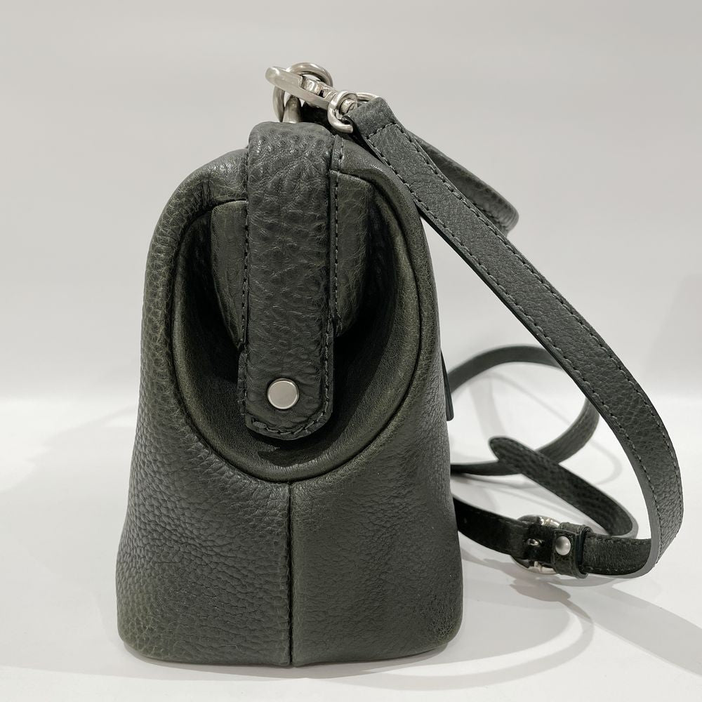 Tsuchiya Bag Tone Oilnume Post Mini Top Handle Handbag Leather Women's [Used AB] 20240309