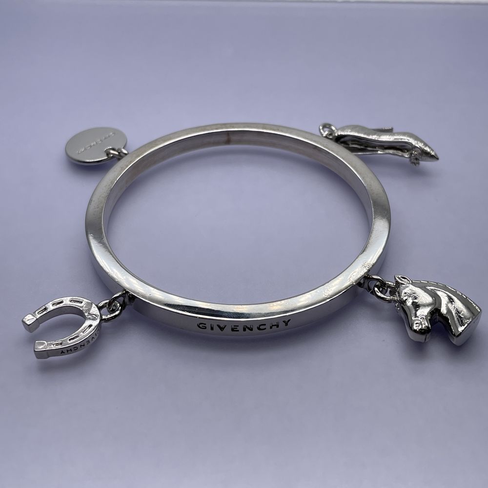 GIVENCHY Icon Bracelet Lucky Charm Bracelet Vintage Bangle Metal Unisex [Used AB] 20240329