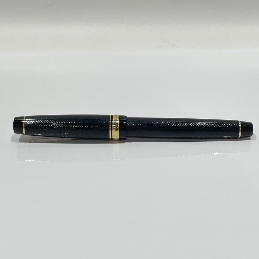 PILOT justus 95 net black Font width: M medium fine nib 14K dual-use elasticity adjustable fountain pen resin/metal unisex [Used AB] 20240315