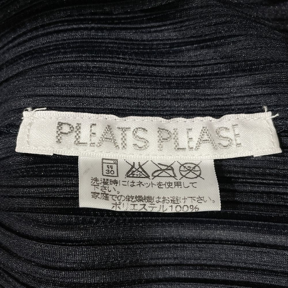 PLEATS PLEASE Issey Miyake Sleeveless High Neck Size 3 PP05-JK003 Cut and Sewn Polyester Women's [Used AB] 20240324