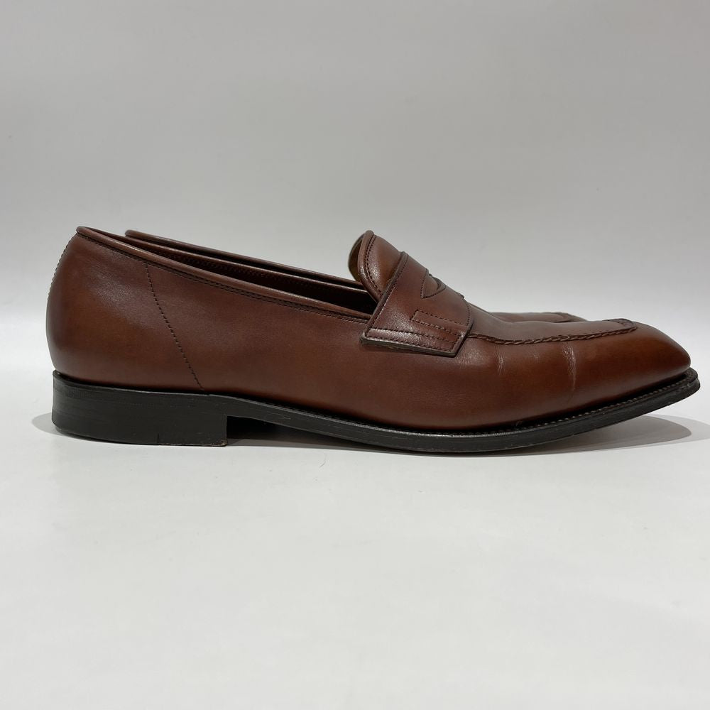John Lobb ASHLEY Size 7EE (JP approx. 25.5cm) Loafer Misty Calf Semi-square toe Loafer Leather Men's [Used AB] 20240308