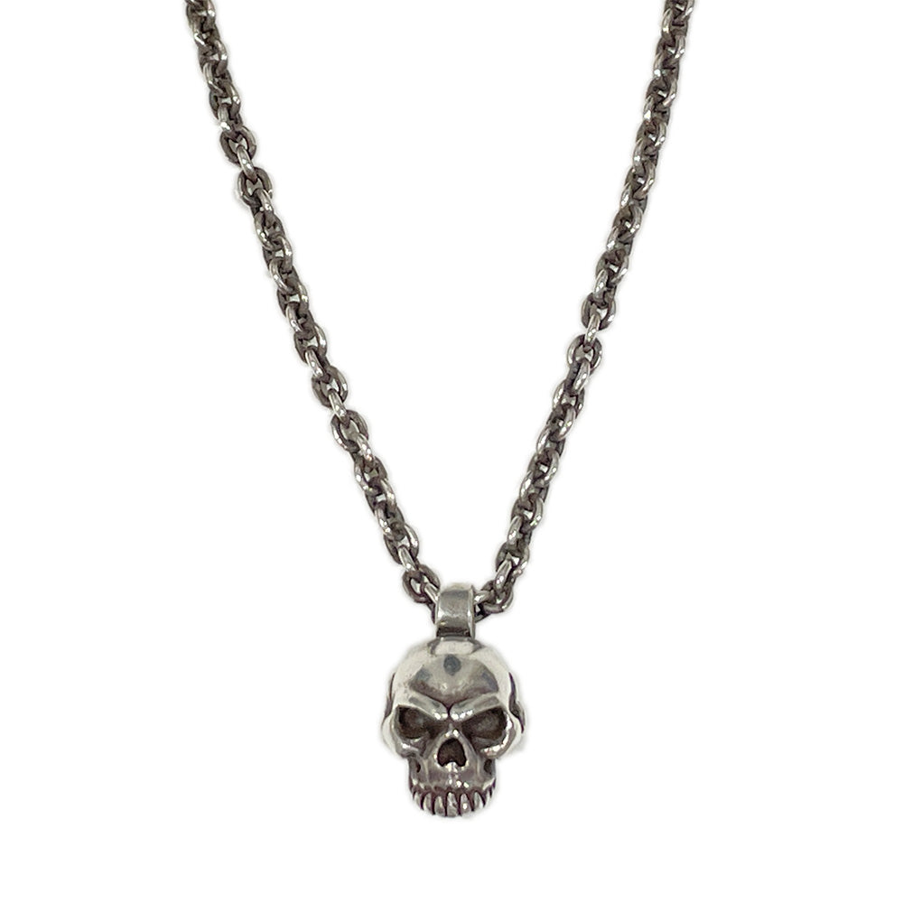 Argent Gleam Skull Necklace Silver 925 Men's [Used B] 20240315