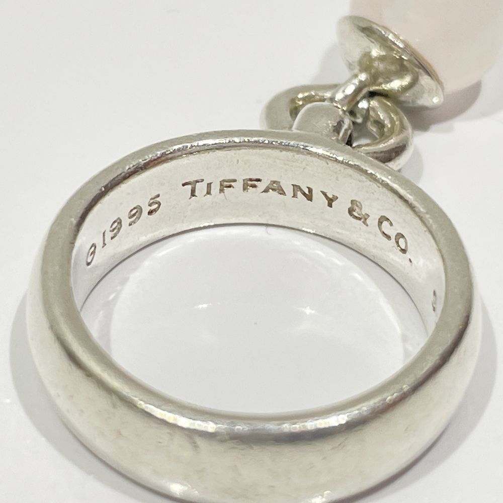 TIFFANY&Co.(ティファニー) ダングル ローズクォーツ 8.5号 リング・指輪 シルバー925 レディース【中古B】20231215
