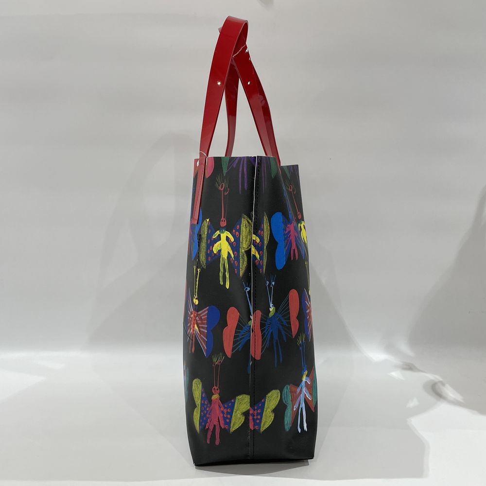 me ISSEY MIYAKE Paint All Over Pattern Butterfly MI99 AG491 Tote Bag Leather/PVC Women's [Used B] 20240309
