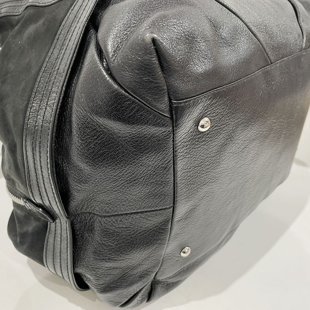 Salvatore Ferragamo Gancini Braided Silver Hardware DH-21 8405 Shoulder Bag Leather/Suede Women's [Used AB] 20240310
