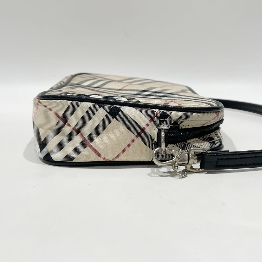BURBERRY London Nova Check One Shoulder Shoulder Bag Canvas/Leather Women's [Used B] 20240309